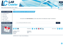 Tablet Screenshot of labcrawler.com